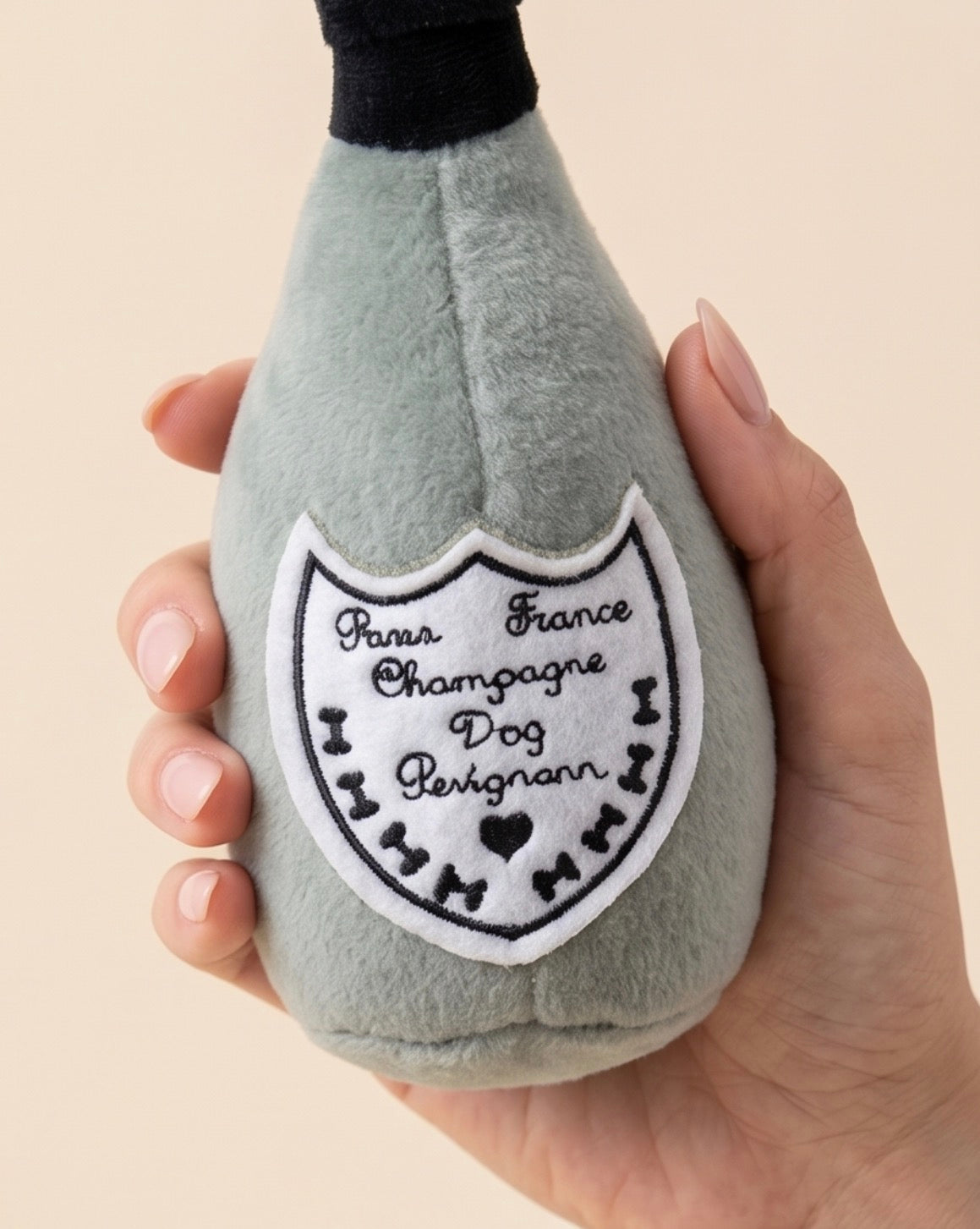 Dog Perignonn Champagne Toy