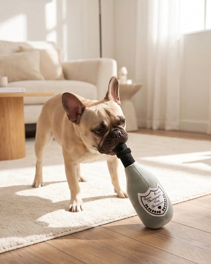 Dog Perignonn Champagne Toy