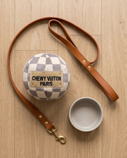 Tan Checker Chewy Vuiton Ball