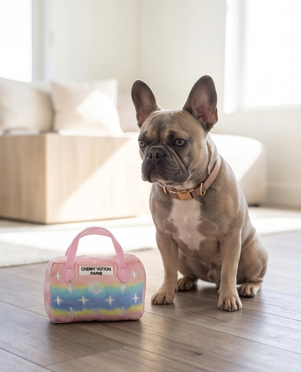 Pink Ombre Chewy Vuiton Handbag