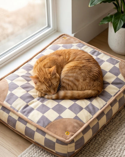 Checker Chewy Vuiton Bed