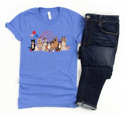 Patriotic Pups Party T-Shirt - Bark & Beyond