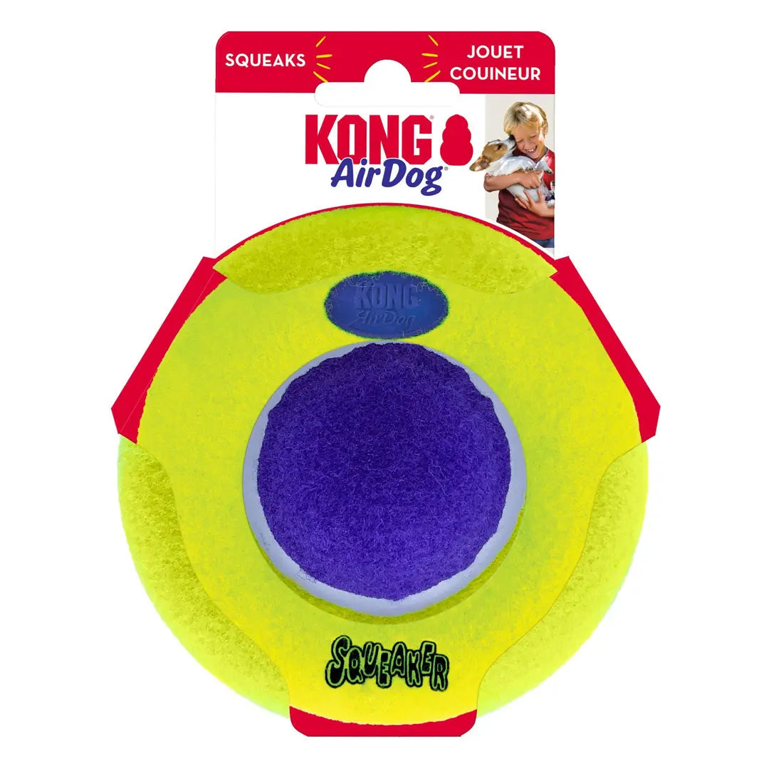 KONG Airdog Squeaker Saucer Dog Toy 1ea/MD KONG