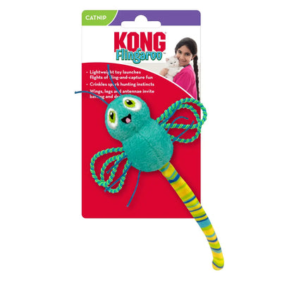 KONG Flingaroo Dragonfly Cat Toy Assorted 1ea/One Size KONG