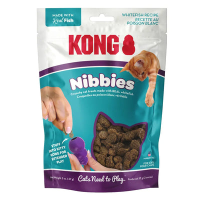 KONG Nibbies Cat Treats Whitefish 1ea/2 oz KONG