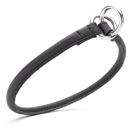 Soft Leather Round Slip Collar