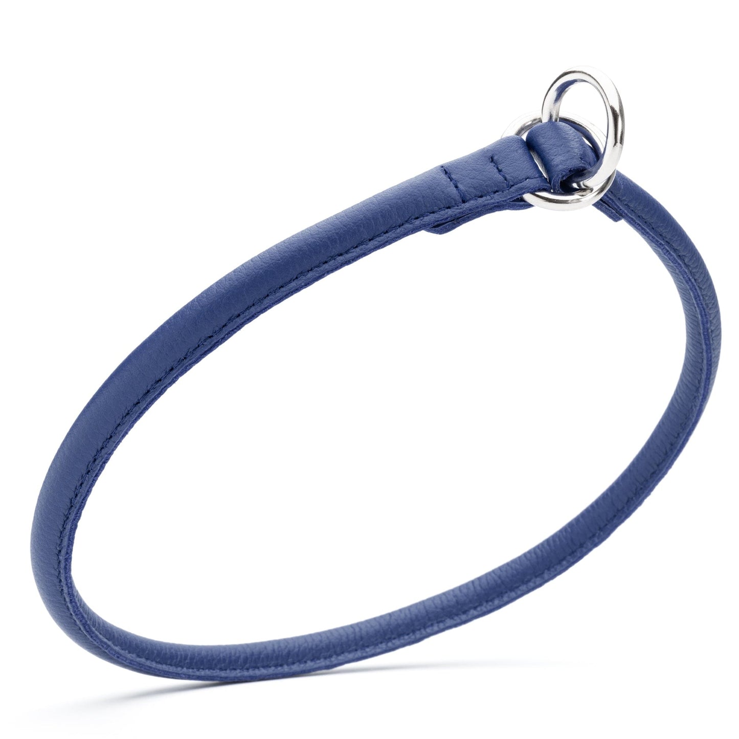 Soft Leather Round Slip Collar