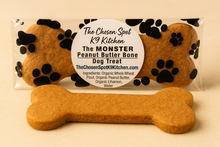 MONSTER Peanut Butter Bone 🦴 Handmade Organic Dog Treat