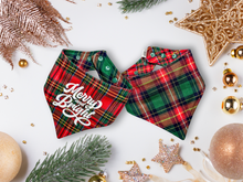 "Merry and Bright" Reversible Dog Bandana