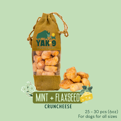 Flaxseed & Mint Cheese Chews for Dogs