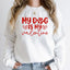 My Dog is My Valentine Vinyl Sweatshirt Hunter K9