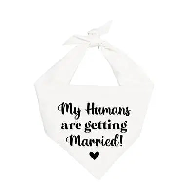 My Humans are Getting Married Dog Bandana Hunter K9