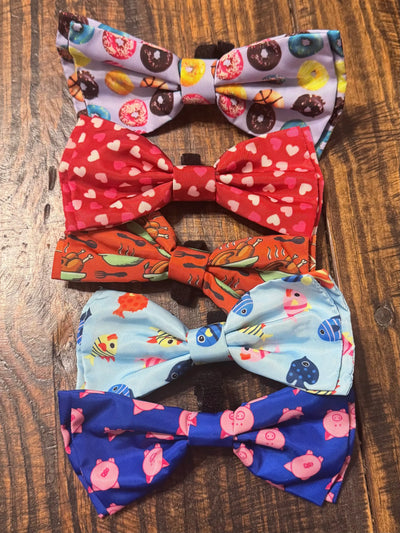 Mystery Dog Bows - 5 Pack Bundle Size Large Bark & Beyond