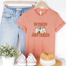No Tricks Just Treats Dog Ghosts T-Shirt Hunter K9