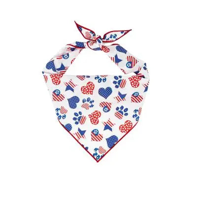 USA Hearts & Paws Dog Bandana.
