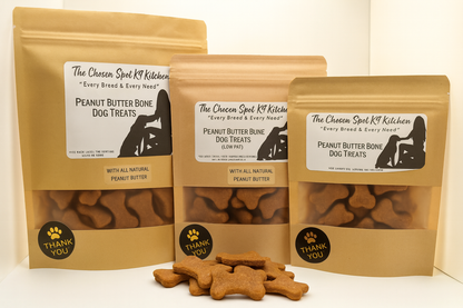 Peanut Butter Bones🥜 Handmade Organic Dog Treats