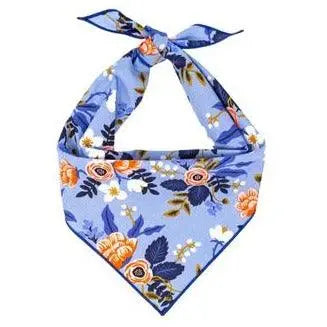 Periwinkle Floral Dog Bandana.