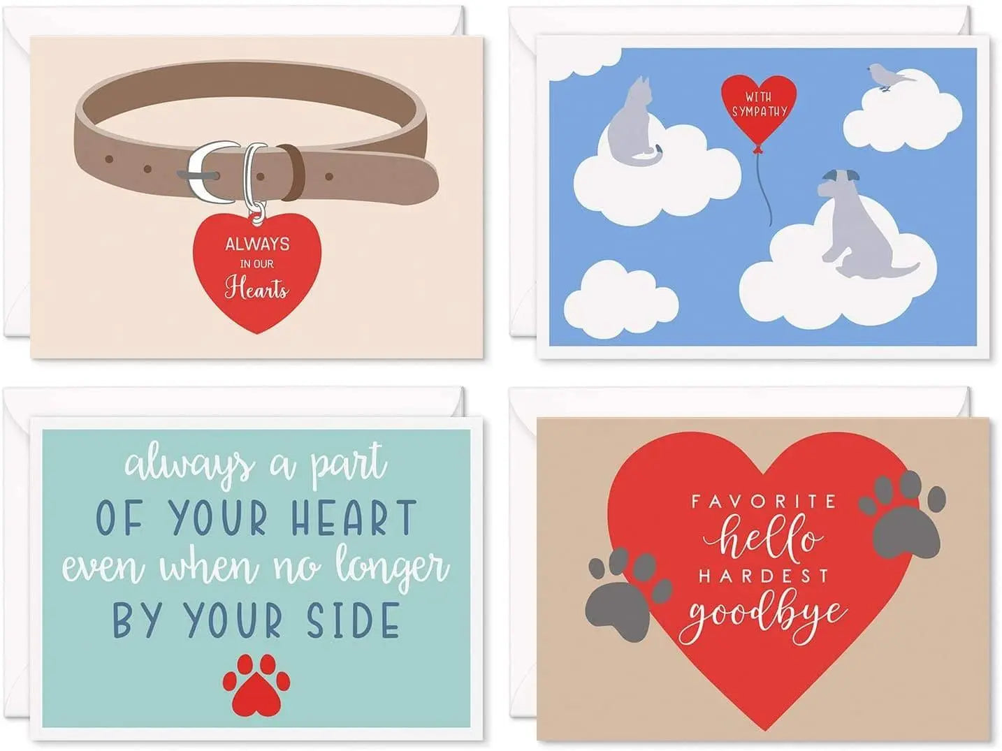 Pet Sympathy Card.