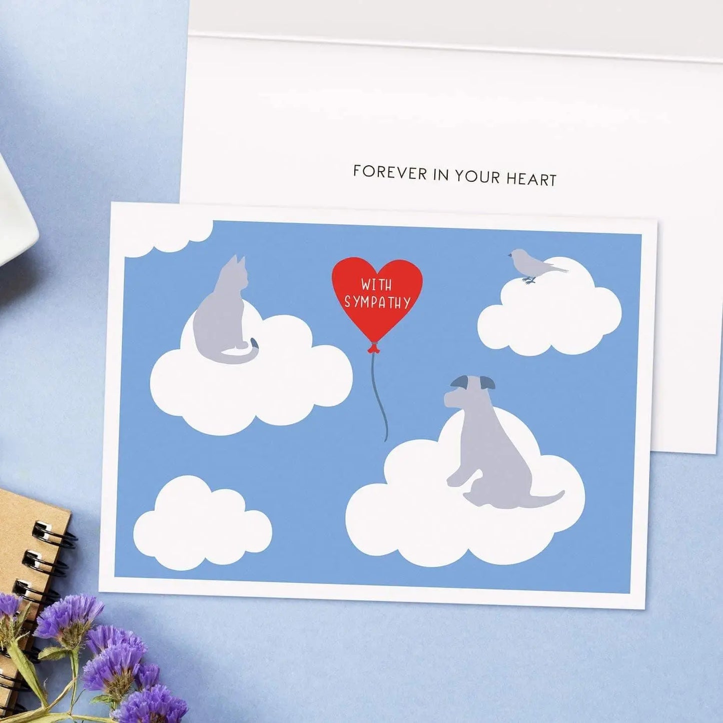 Pet Sympathy Card.