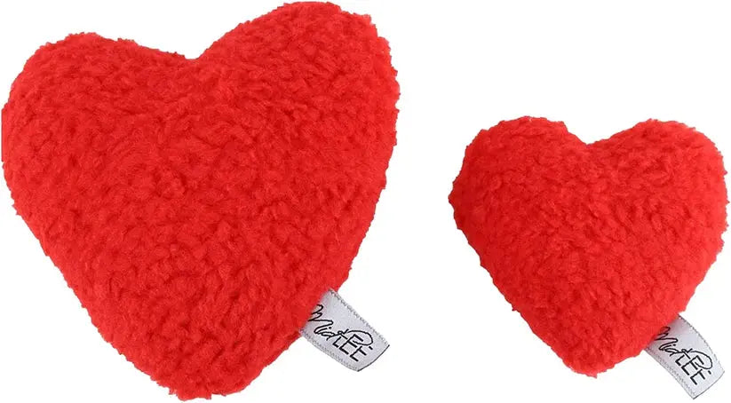 Plush Red Heart Valentine's Day Dog Toy Midlee