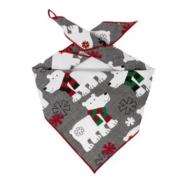 Polar Bear Holiday Dog Bandana Hunter K9