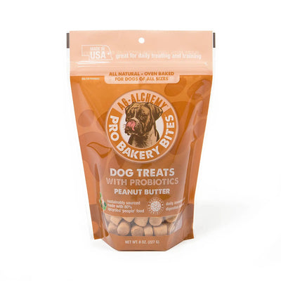 Pro Bakery Bites - Peanut Butter Dog Treats 8oz Ag-Alchemy Animal Nutrition