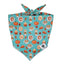 Pumpkin Spice Latte Dog Bandana, Large.