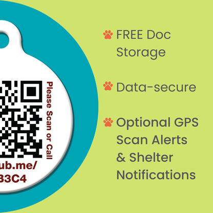 PetHub QR Pet ID Wallet & Keychain Card – Emergency Backup for Your Pet