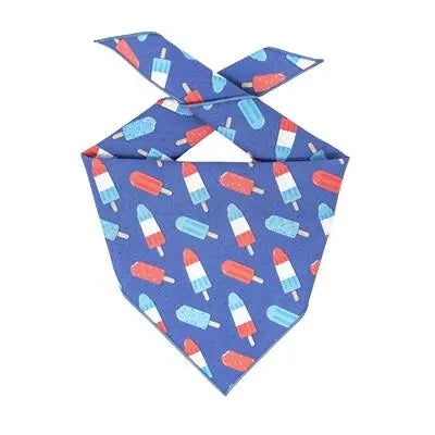 Rocket Pop Patriotic Dog Bandana.