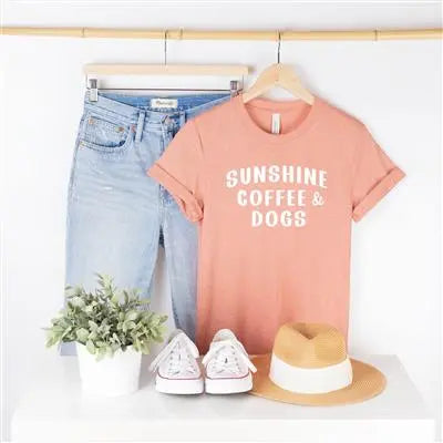 SUNSHINE, COFFEE AND DOGS T-Shirt Hunter K9