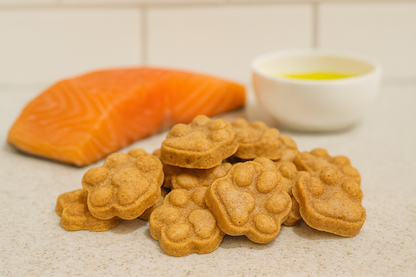 Salmon Paws 🐾 Handmade Organic Gluten-Free Dog Treats