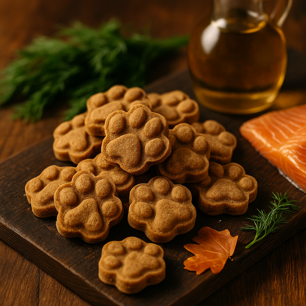 Salmon Paws 🐾 Handmade Organic Gluten-Free Dog Treats