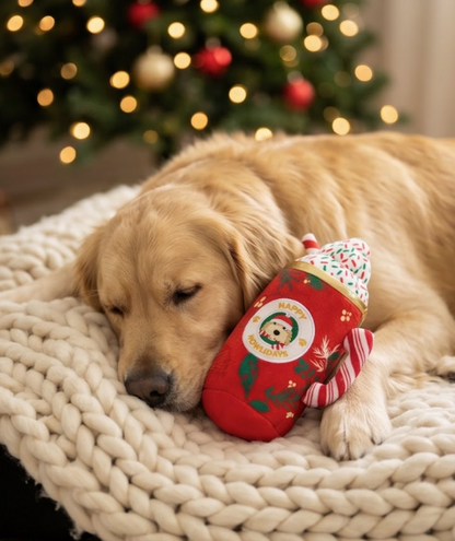 Ginger Bark Latte & Howliday Cheer Mug | Christmas Dog Toys