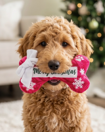 Merry Christmas Bone & Starbarks Puppermint Mocha Original Cup | Christmas Dog Toys