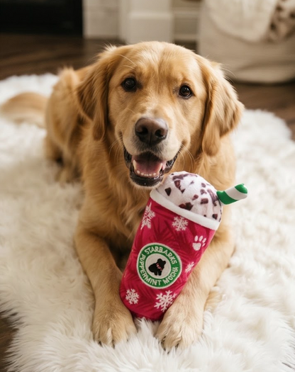 Starbarks Puppermint Mocha Holiday Cups | Christmas Dog Toys