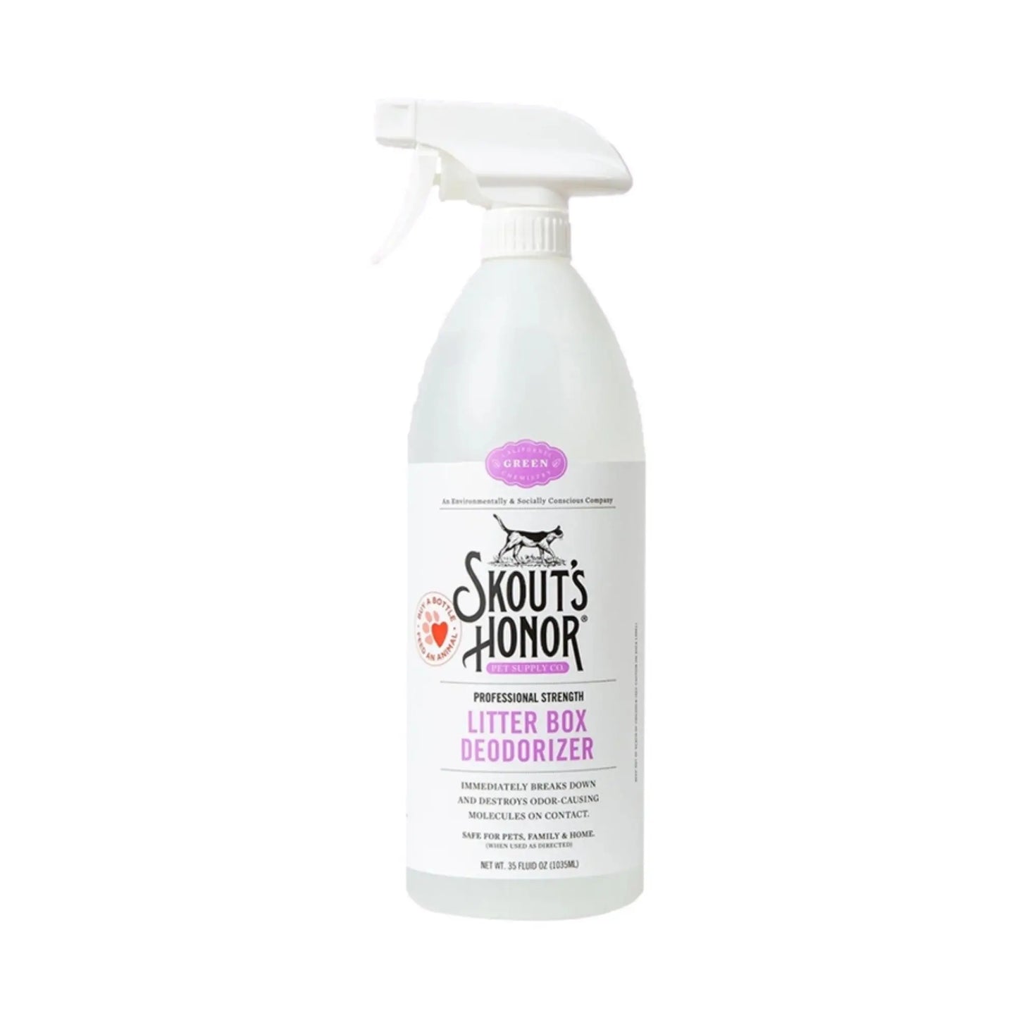 Skouts Honor Cat Litter Box Deodorizer 35Oz Skouts Honor