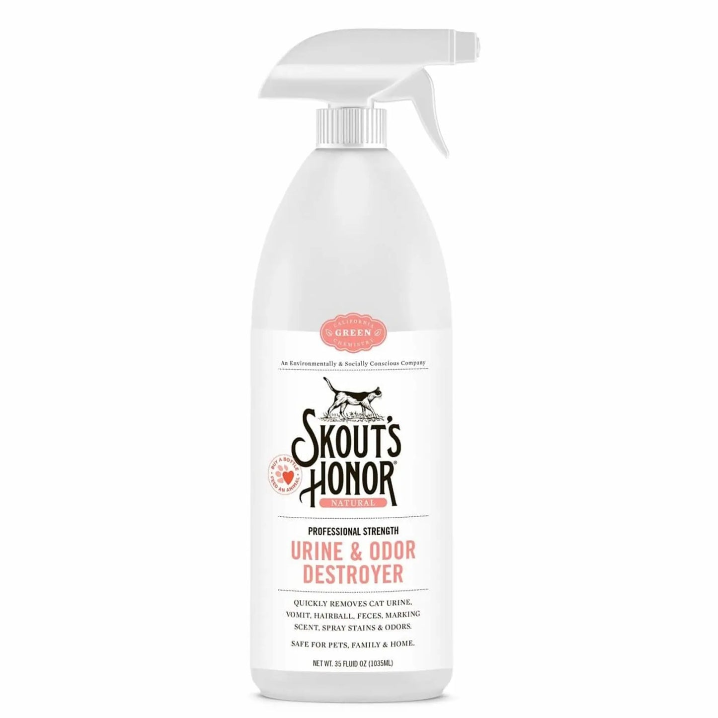 Skouts Honor Cat Urine and Odor Destroyer 35Oz Skouts Honor