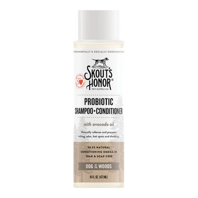 Skouts Honor Dog Probiotic Shampoo Conditioner Dog Of The Woods 16oz. Skouts Honor