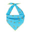 Blue Bee Dog Bandana.