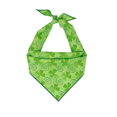 St Patrick's Day Bandana | St Paddy | Gold Shamrocks Hunter K9