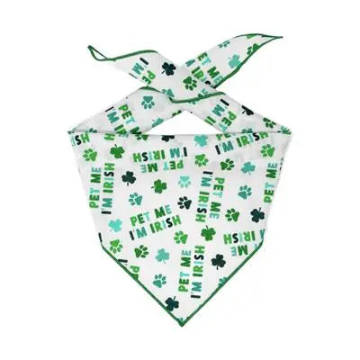 St Patrick's Day Bandana | St Paddy | Pet Me I'm Irish Hunter K9