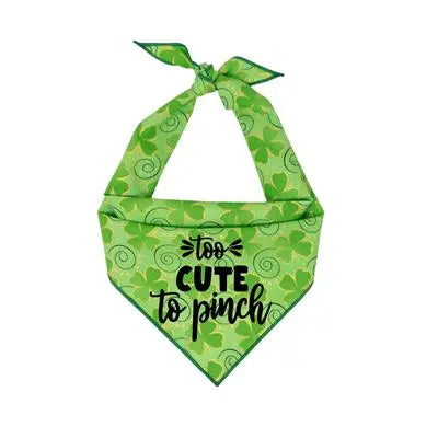 St Patrick's Day Bandana | St Paddy | Too Cute To Pinch Hunter K9