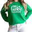 St. Patrick's Day One Lucky Dog Mom Sweatshirt Hunter K9