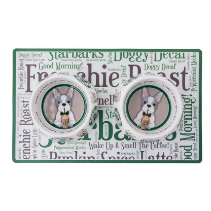 Starbarks Bowls & Mat