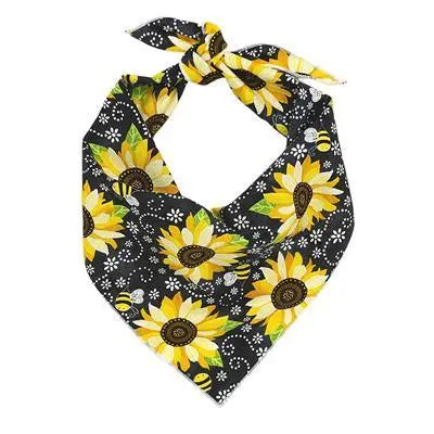 Sunflower Dog Bandana.