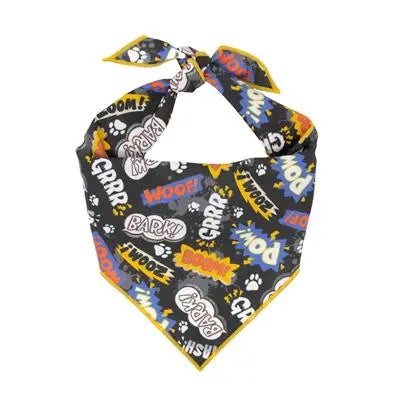 Super Hero Words Dog Bandana Hunter K9