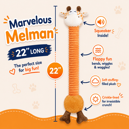 22" Long Plush Dog Toy