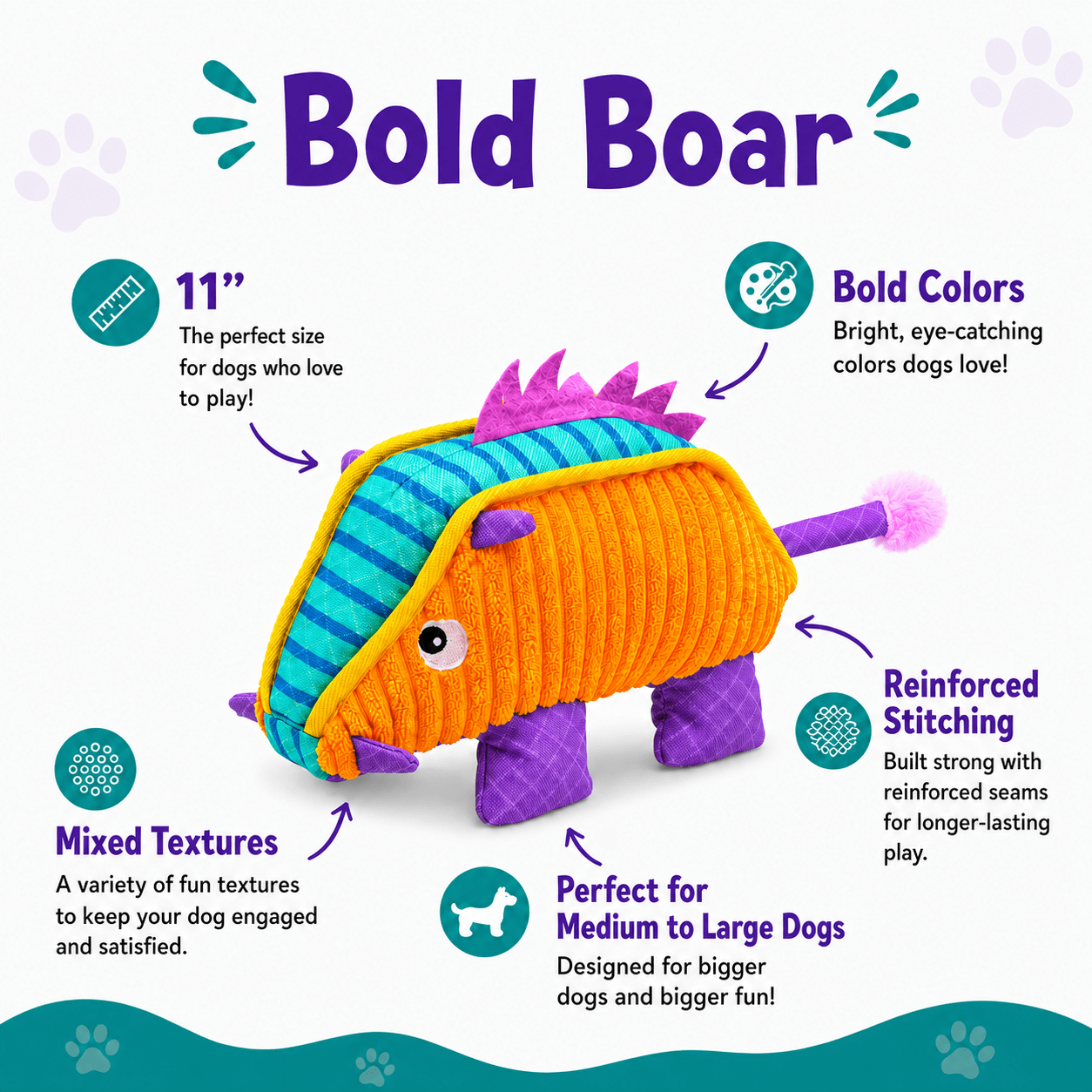 Bold Buddies Dog Toy Collection