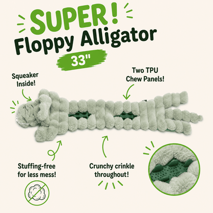 33" SUPER! Floppy Dog Toy