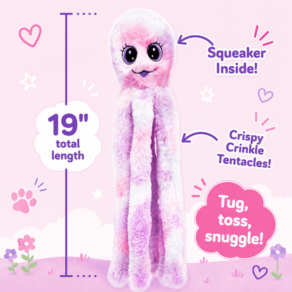 19" Octopus Tentacle Tugger Dog Toy
